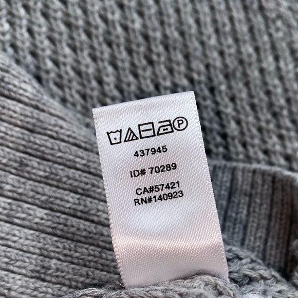 LOFT Ribbed V-Neck Tunic Sweater - Picture 7 of 8